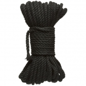 Черная верёвка для связывания и фиксации Bind Tie - 15,24 м. - Doc Johnson - купить с доставкой в Новосибирске