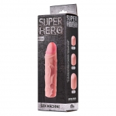 Фаллоудлинитель SUPER HERO Sex Machine - 15,5 см. - Lola Games - в Новосибирске купить с доставкой