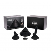 Конусный вибромассажер Cowgirl Cone с 2 насадками - CowGirl - купить с доставкой в Новосибирске