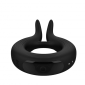Черное эрекционное кольцо Marry Me Rechargeable Vibrating Cockring - Adrien Lastic - в Новосибирске купить с доставкой