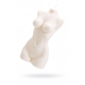 Белая интерьерная свеча в форме женского торса - 850 гр. - Pecado - купить с доставкой в Новосибирске