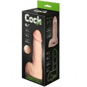 Телесный фаллоудлинитель с мошонкой Cock Next - 17 см. - LOVETOY (А-Полимер) - в Новосибирске купить с доставкой