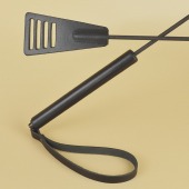 Черный кожаный стек «Сириус» - 60 см. - Sitabella - купить с доставкой в Новосибирске