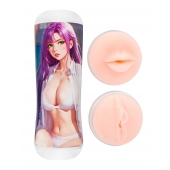 Двусторонний мастурбатор аниме - ротик и вагина - Tokyo Style - в Новосибирске купить с доставкой