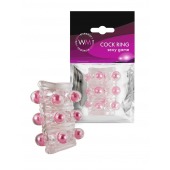 Прозрачная сквозная насадка на пенис с цветными шариками - Erowoman-Eroman - в Новосибирске купить с доставкой