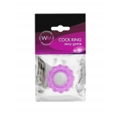 Лиловое эрекционное кольцо с 2 рядами стимулирующих шариков - Erowoman-Eroman - в Новосибирске купить с доставкой