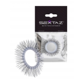 Круглое эрекционное кольцо с «ресничками» - Sextaz - в Новосибирске купить с доставкой