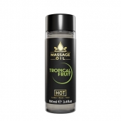 Массажное масло c ароматом тропических фруктов Massage Oil - 100 мл. - HOT - купить с доставкой в Новосибирске