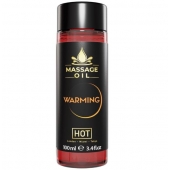 Массажное масло с согревающим эффектом Massage Oil Warming - 100 мл. - HOT - купить с доставкой в Новосибирске