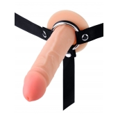 Мужской полый страпон на регулируемых ремнях - 18,5 см. - Sex Expert - купить с доставкой в Новосибирске