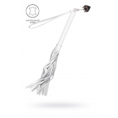 Белая кожаная плеть - 50 см. - Pecado - купить с доставкой в Новосибирске