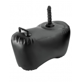 Черное надувное кресло с платформой для фиксации дилдо Body Dock Inflatable Love Seat - Pipedream - купить с доставкой в Новосибирске