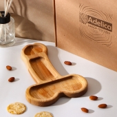 Деревянное блюдо для подачи в форме члена (25 х 16,5 х 1,7 см) - Сима-Ленд - купить с доставкой в Новосибирске