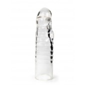 Прозрачная закрытая насадка на член - 15 см. - Sex Expert - в Новосибирске купить с доставкой