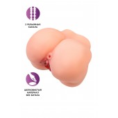 Реалистичный мастурбатор в форме попки с 2 любовными входами - No Name - в Новосибирске купить с доставкой