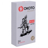 Точечные презервативы OKOTO Dotted - 12 шт. - Sitabella - купить с доставкой в Новосибирске