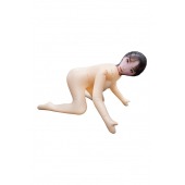 Телесная надувная секс-кукла в позиции догги-стайл - NMC - в Новосибирске купить с доставкой