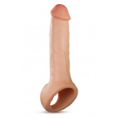 Телесная насадка-удлинитель Thrive 8.75 Inch Realistic Penis Extender Sleeve - 22,2 см. - Blush Novelties - в Новосибирске купить с доставкой