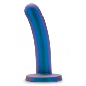 Синяя насадка с гладкой поверхностью Surrender 5.75 Inch Intermediate Pegging Dildo - 14,6 см. - Blush Novelties - купить с доставкой в Новосибирске