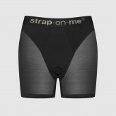 Трусики-шорты для фиксации насадок Strap-on-me Harness Lingerie Halo - size XL - Strap-on-me - купить с доставкой в Новосибирске