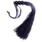 Черная силиконовая плетка - 25,4 см. - Boys of Toys - купить с доставкой в Новосибирске