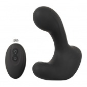Черная анальная вибропробка с функцией расширения RC Butt Plug with 3 functions - Orion - в Новосибирске купить с доставкой