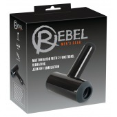 Черный мастурбатор с удобной ручкой Masturbator with 2 Functions - Orion - в Новосибирске купить с доставкой