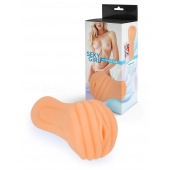 Эластичный мастурбатор в виде вагины телесного цвета - Sexy Girl - в Новосибирске купить с доставкой