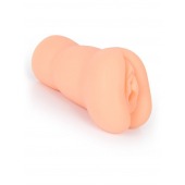 Телесный мастурбатор-вагина с 2 эрекционными кольцами в комплекте - Sexy Girl - в Новосибирске купить с доставкой