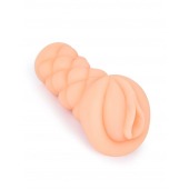 Телесный мастурбатор-вагина с вибропулей и эрекционными кольцами в комплекте - Sexy Girl - в Новосибирске купить с доставкой