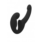 Черный безремневой страпон Share Lite - Fun Factory - купить с доставкой в Новосибирске