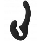 Черный безремневой страпон Share Lite - Fun Factory - купить с доставкой в Новосибирске