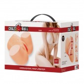 Телесный мастурбатор Liora с 2 любовными тоннелями - Baile - в Новосибирске купить с доставкой