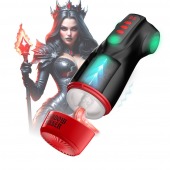 Интерактивный мастурбатор Raven с вакуумом, вибрацией и подсветкой - Shots Media BV - в Новосибирске купить с доставкой