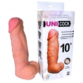 Фаллическая насадка Харнесс UNICOCK 10  - 25 см. - LOVETOY (А-Полимер) - купить с доставкой в Новосибирске