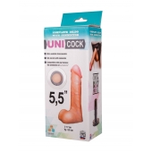 Фаллическая насадка Харнесс UNICOCK 5,5  - 17 см. - LOVETOY (А-Полимер) - купить с доставкой в Новосибирске