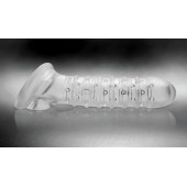 Утолщающая ребристая насадка на пенис - Доминирующее кольцо - в Новосибирске купить с доставкой