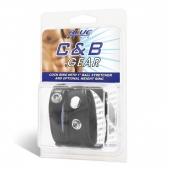 Утяжка для мошонки и пениса Cock Ring With 1  Ball Stretcher And Optional Weight Ring - BlueLine - купить с доставкой в Новосибирске