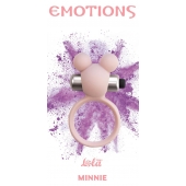 Розовое эрекционное виброколечко Emotions Minnie Light pink - Lola Games - в Новосибирске купить с доставкой