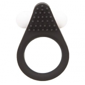 Чёрное эрекционное кольцо LIT-UP SILICONE STIMU RING 1 BLACK - Dream Toys - в Новосибирске купить с доставкой