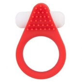 Красное эрекционное кольцо LIT-UP SILICONE STIMU RING 1 RED - Dream Toys - в Новосибирске купить с доставкой