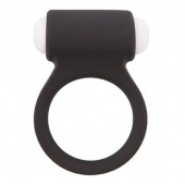 Чёрное эрекционное виброкольцо LIT-UP SILICONE STIMU RING 3 BLACK - Dream Toys - в Новосибирске купить с доставкой