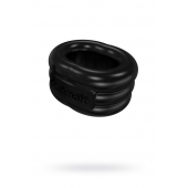 Чёрное эрекционное виброкольцо Stretch - Bathmate - в Новосибирске купить с доставкой