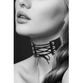 Оригинальный ошейник-чокер со шнуровкой - Bijoux Pour Toi - купить с доставкой в Новосибирске