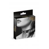 Узенький ошейник из полиуретана с кольцом - Bijoux Pour Toi - купить с доставкой в Новосибирске