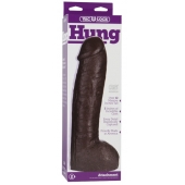 Большая насадка для трусиков Vac-U-Lock Realistic Hung - 31,7 см. - Doc Johnson - купить с доставкой в Новосибирске