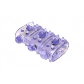 Фиолетовая насадка на пенис Rings Armour - Lola Games - в Новосибирске купить с доставкой