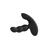 Черный силиконовый стимулятор простаты Levett Nitoc с пультом ДУ - Levett - в Новосибирске купить с доставкой