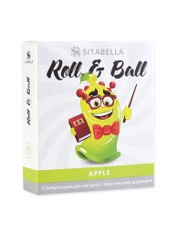 Стимулирующий презерватив-насадка Roll   Ball Apple - Sitabella - купить с доставкой в Новосибирске