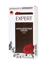 Гладкие презервативы Expert  Классическая опера  - 12 шт. - Expert - купить с доставкой в Новосибирске